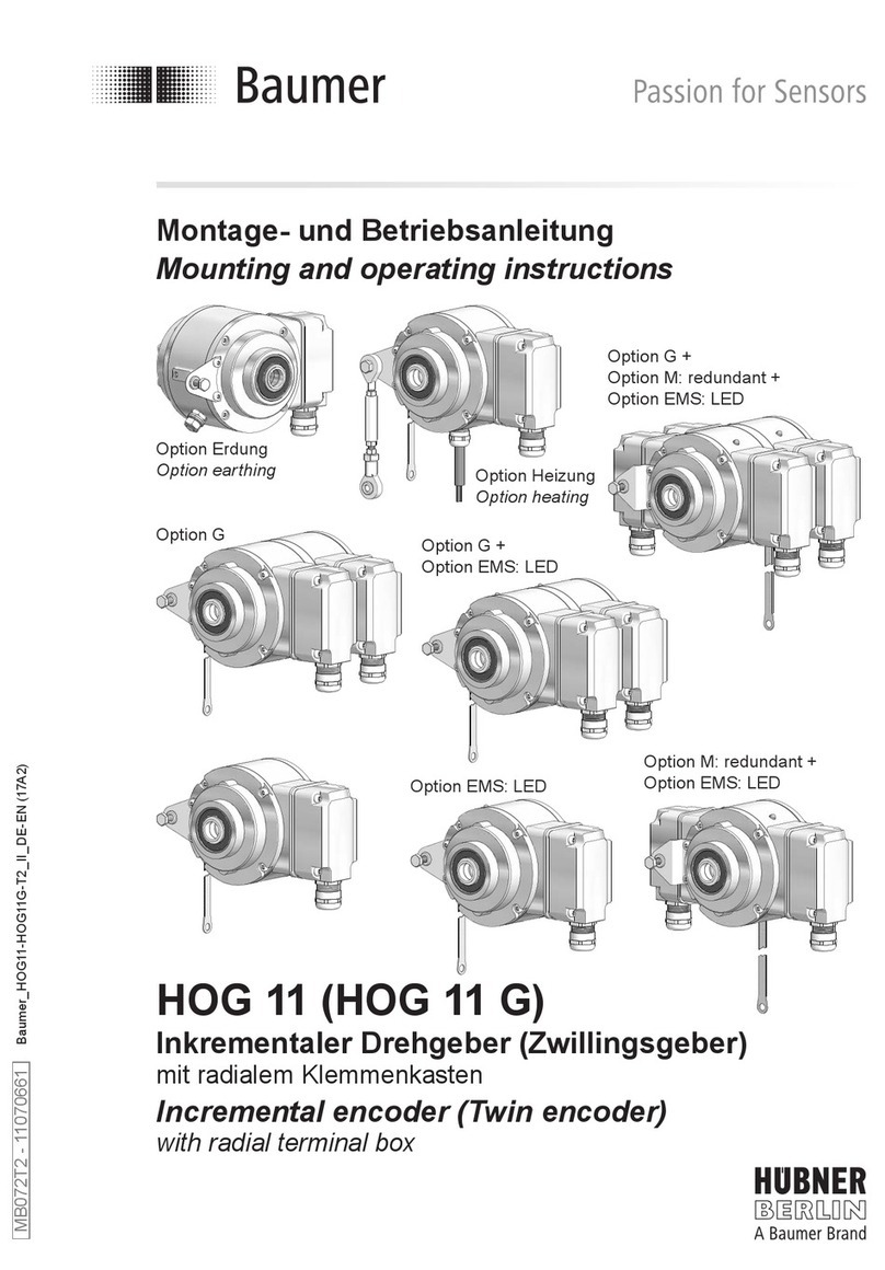 Baumer HUBNER BERLIN HOG 11 Service manual Baumer HUBNER BERLIN HOG 11 Service manual