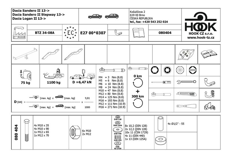 Hook BTZ 34-08A manual