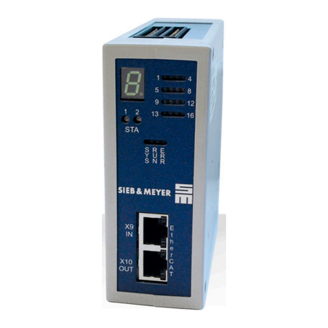 SIEB & MEYER Gateway 0362158A User manual