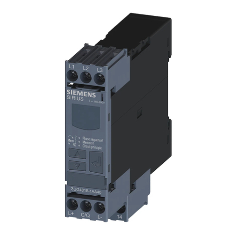 Siemens SIRIUS 3UG4815 Series User manual