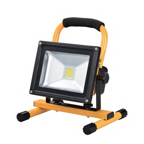 Jet LED-30W-AKKU Installation and instruction manual