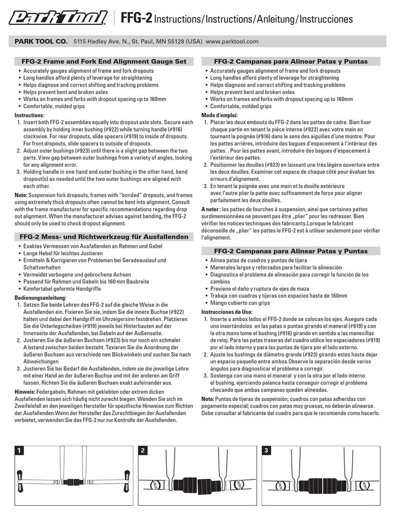 parktool FFG-2 User manual