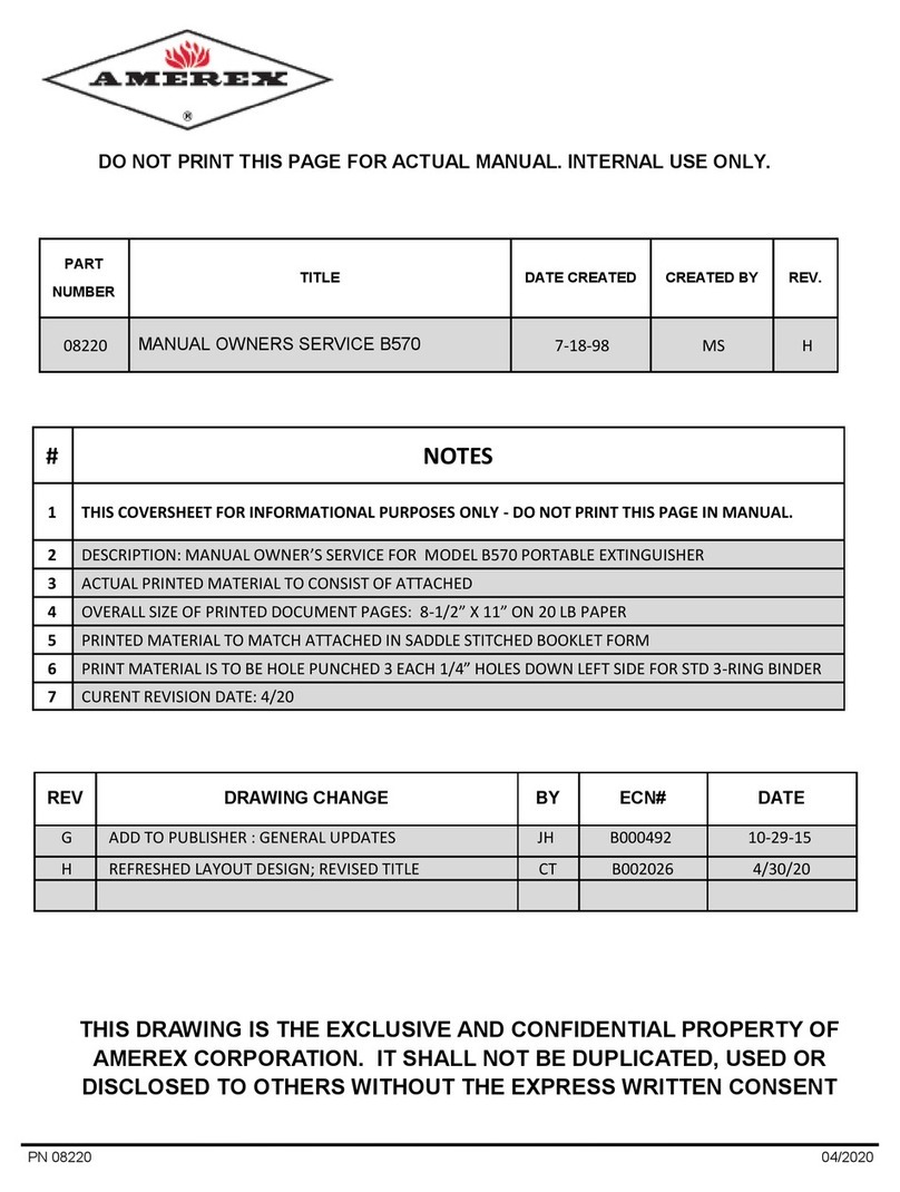 Amerex 570 Owner's service manual Amerex 570 Owner's service manual