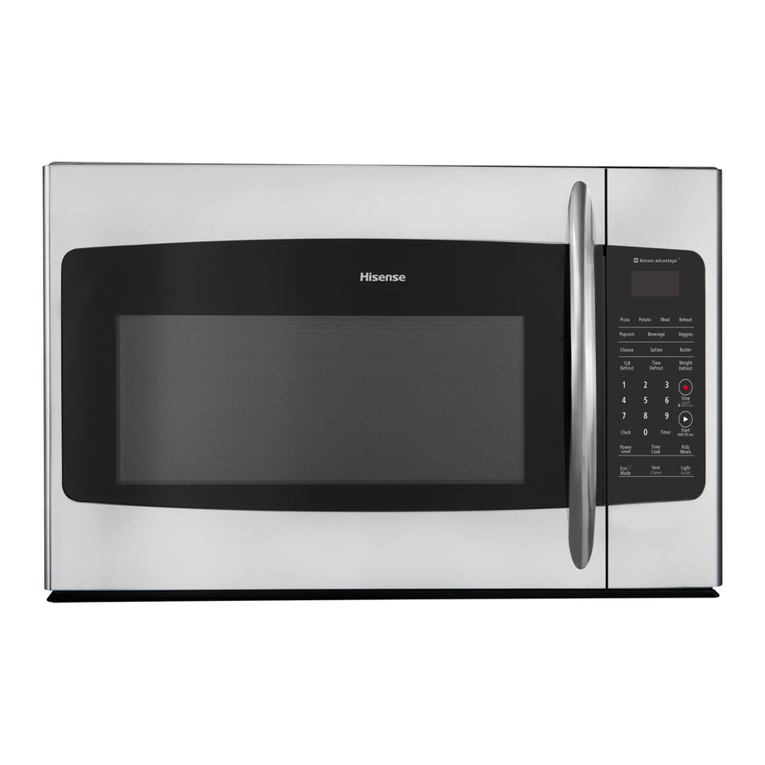 Hisense HMO173SR Use and care guide