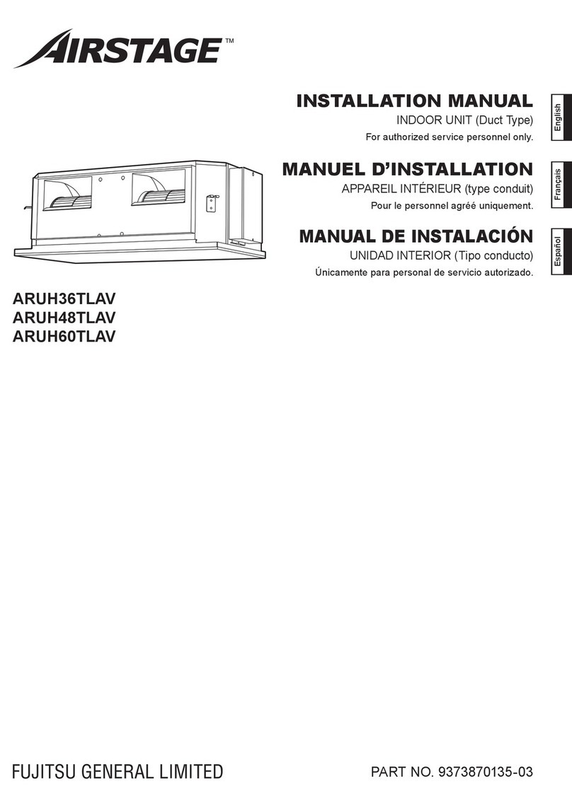 Fujitsu Airstage VR-II ARUH36TLAV User manual