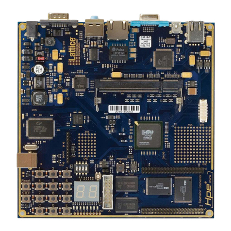 Lattice Semiconductor LatticeMico32/DSP User manual Lattice Semiconductor LatticeMico32/DSP User manual