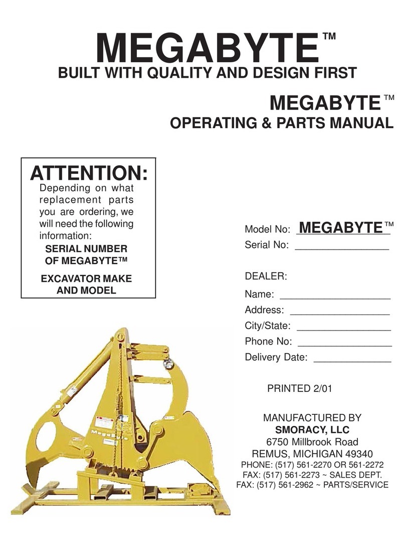 SMORACY MEGABYTE Operating & parts manual