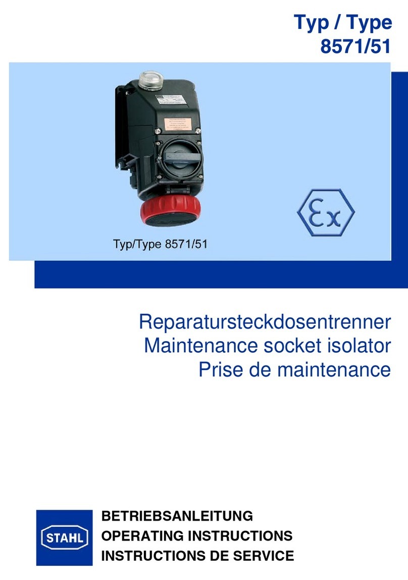 Stahl 8571/51-4 User manual