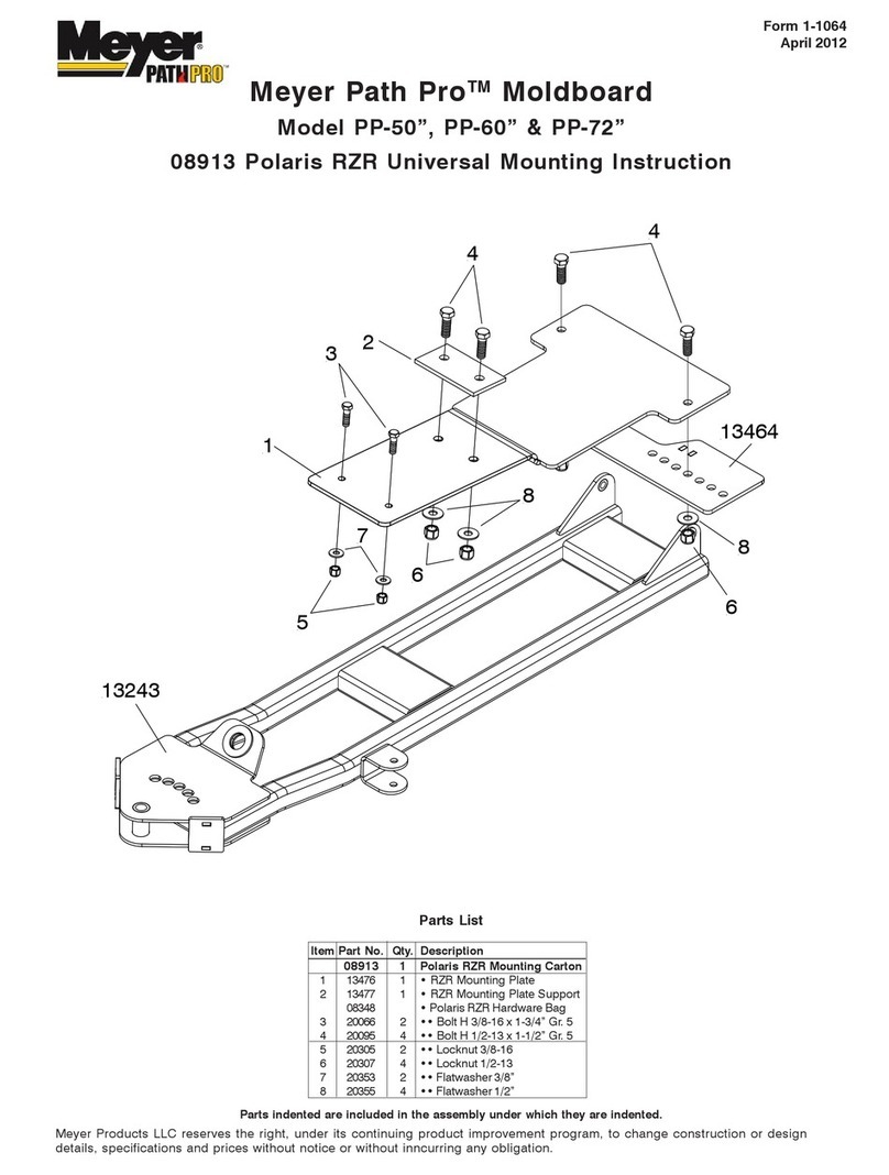 Meyer Path Pro Universal Mounting Instructions Meyer Path Pro Universal Mounting Instructions