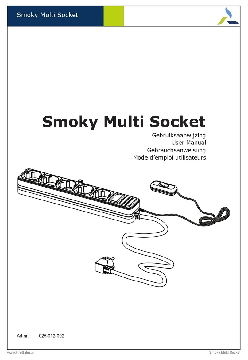 FireSales Smoky Multi Socket user manual