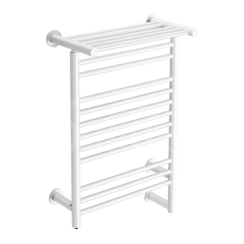 Frederick York Cabots Wall-mounted towel warmer installation guide
