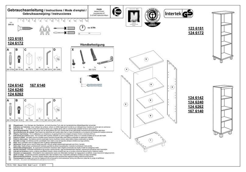 PAIDI 123 6151 instructions