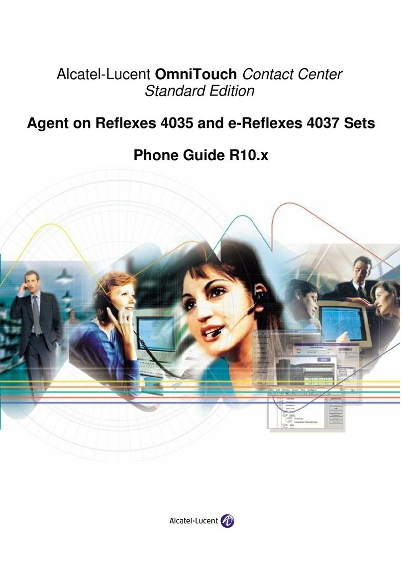 Alcatel-Lucent OmniTouch Contact Center User manual