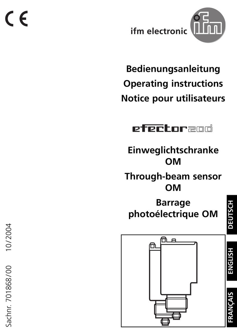 IFM Electronic Efector 200 OM Series operating instructions
