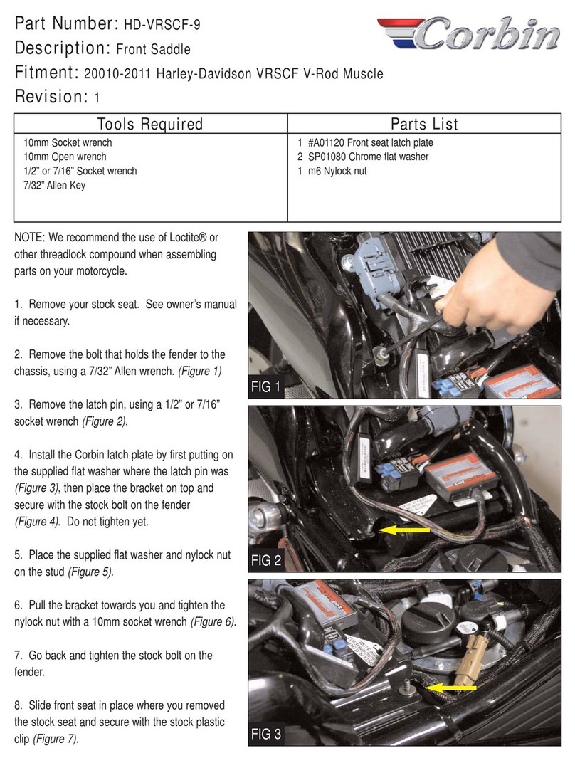Corbin HD-VRSCF-9 User manual