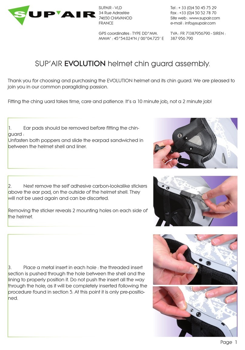 SUP’AIR EVOLUTION Assembly