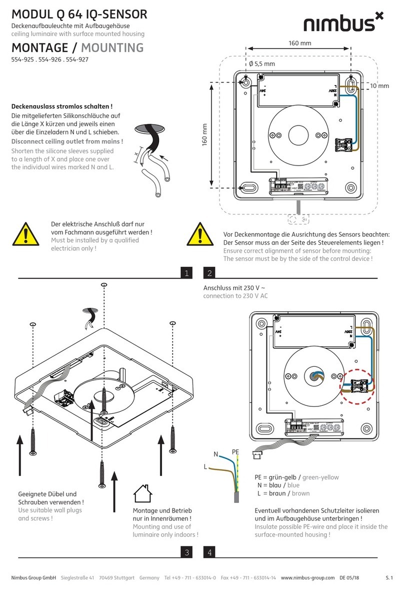 Nimbus Water Systems MODUL Q 64 IQ-SENSOR Mounting
