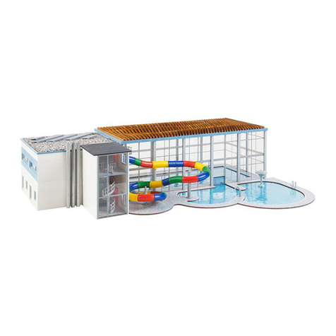 Faller INDOOR SWIMMING-POOL WITH SLIDE User manual