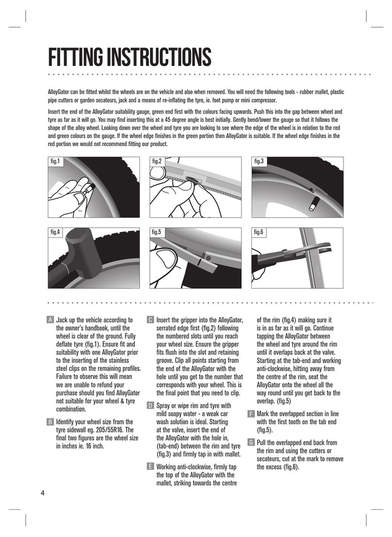 AlloyGator AlloyGator Fitting instructions AlloyGator AlloyGator Fitting instructions