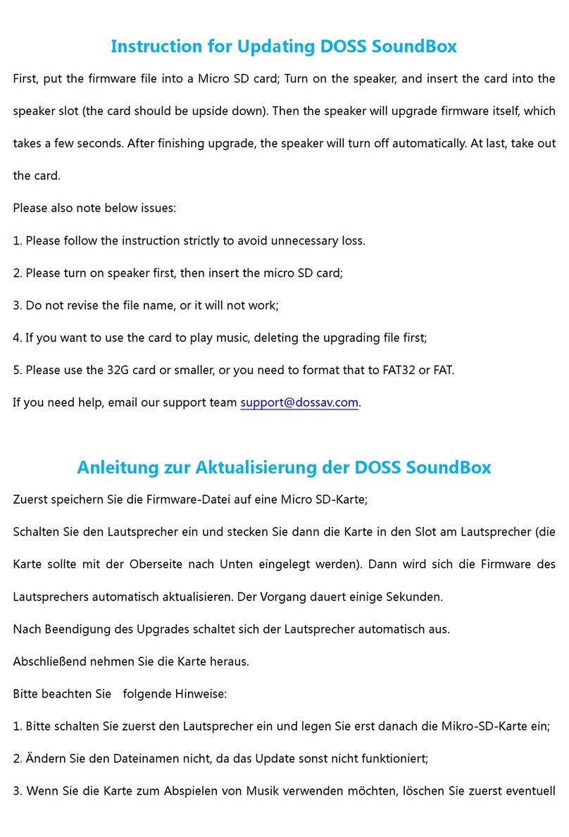 Doss SoundBox Color Updating Instructions