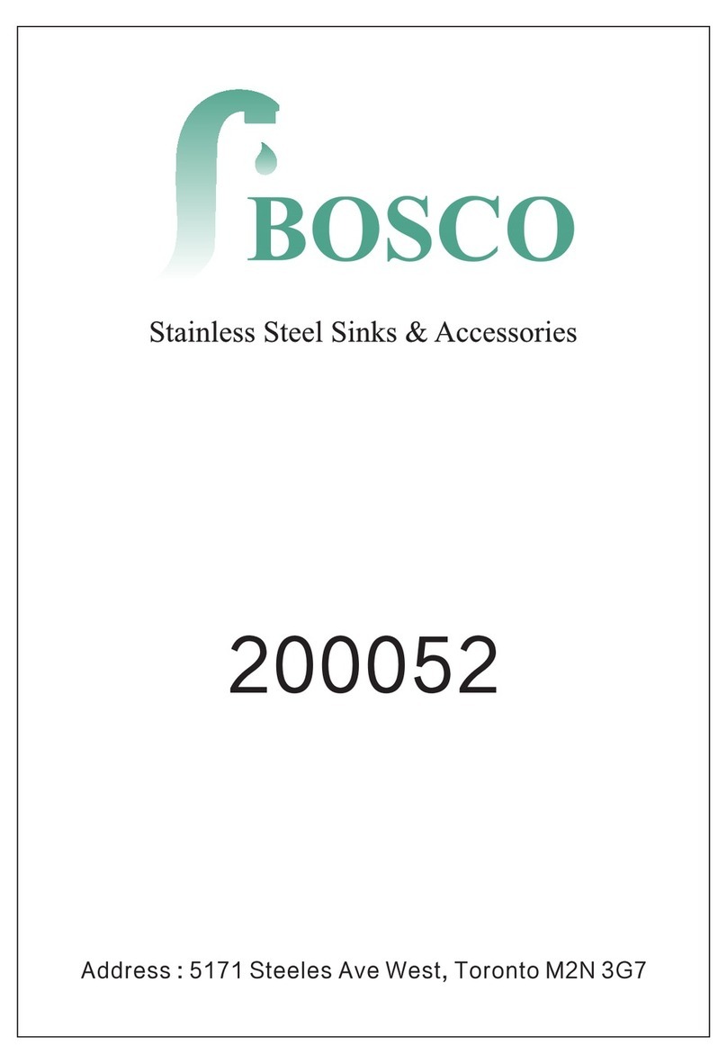 BOSCO 200052 Installation instruction BOSCO 200052 Installation instruction