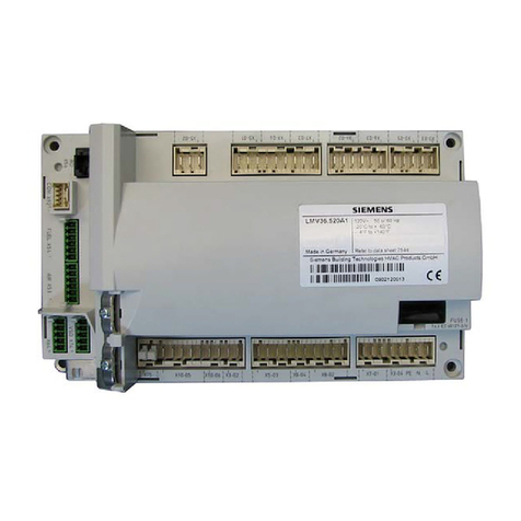 Siemens LMV36.520A1 Operator's manual
