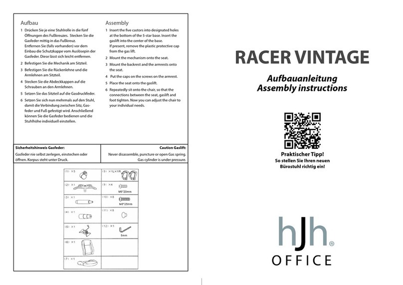 HJH office RACER VINTAGE Assembly instructions