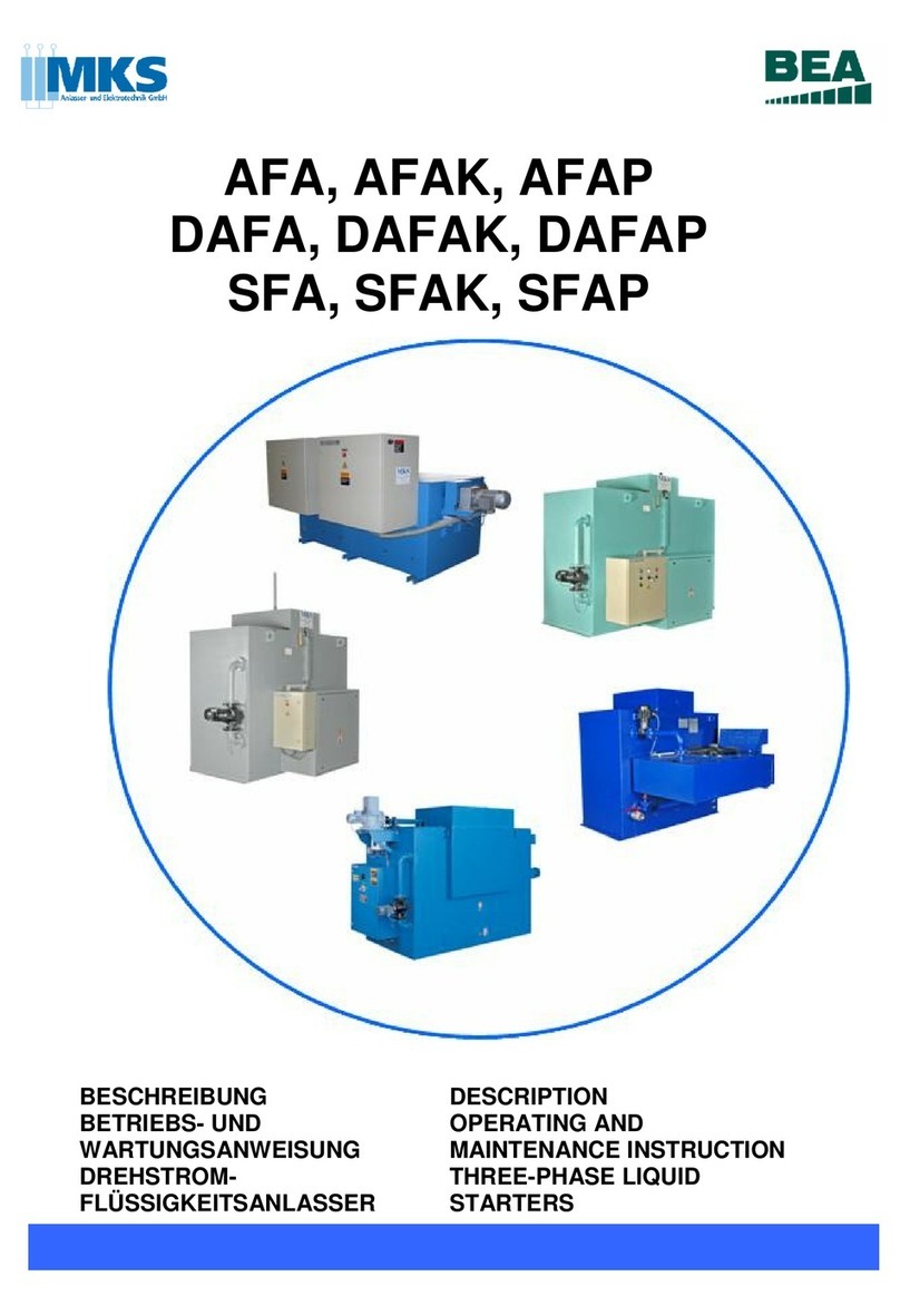 MKS BEA AFA Series Operating manual