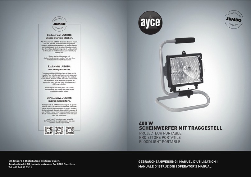 Jumbo ayce 0203 Operator's manual