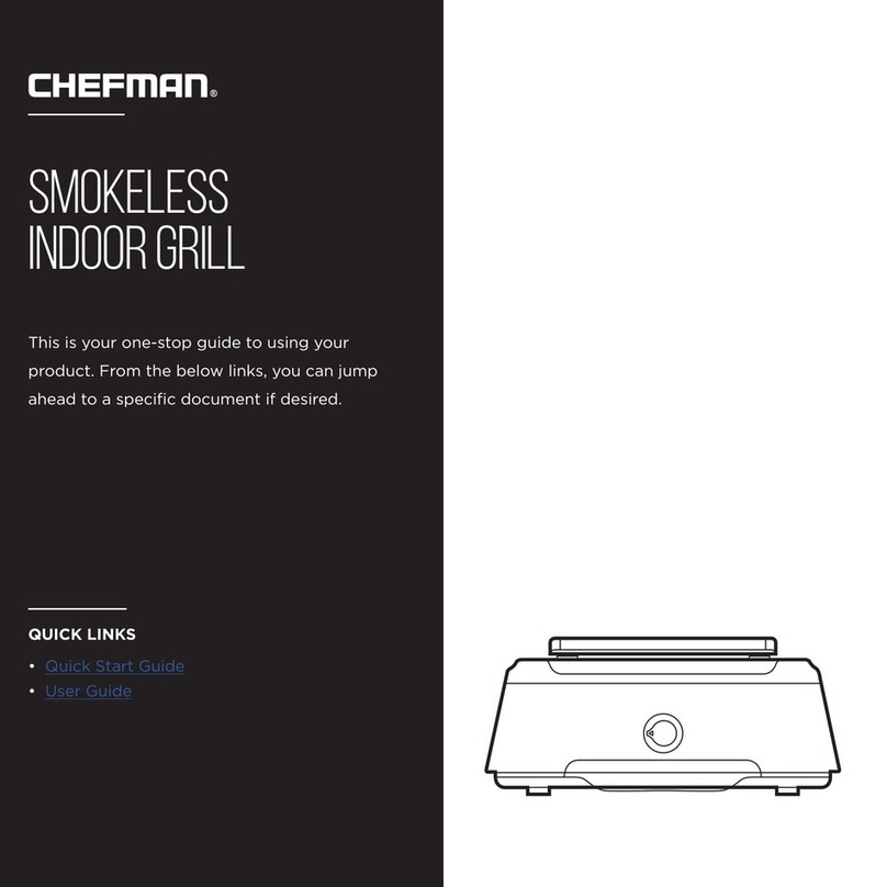 Chefman Smokeless Indoor Grill User manual Chefman Smokeless Indoor Grill User manual