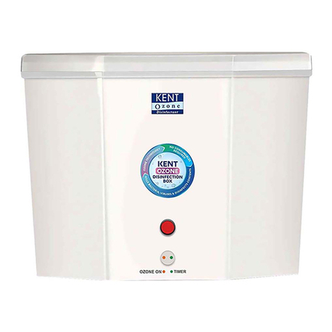 KENT Ozone Disinfection Box Instruction handbook for installation, operation and maintenance