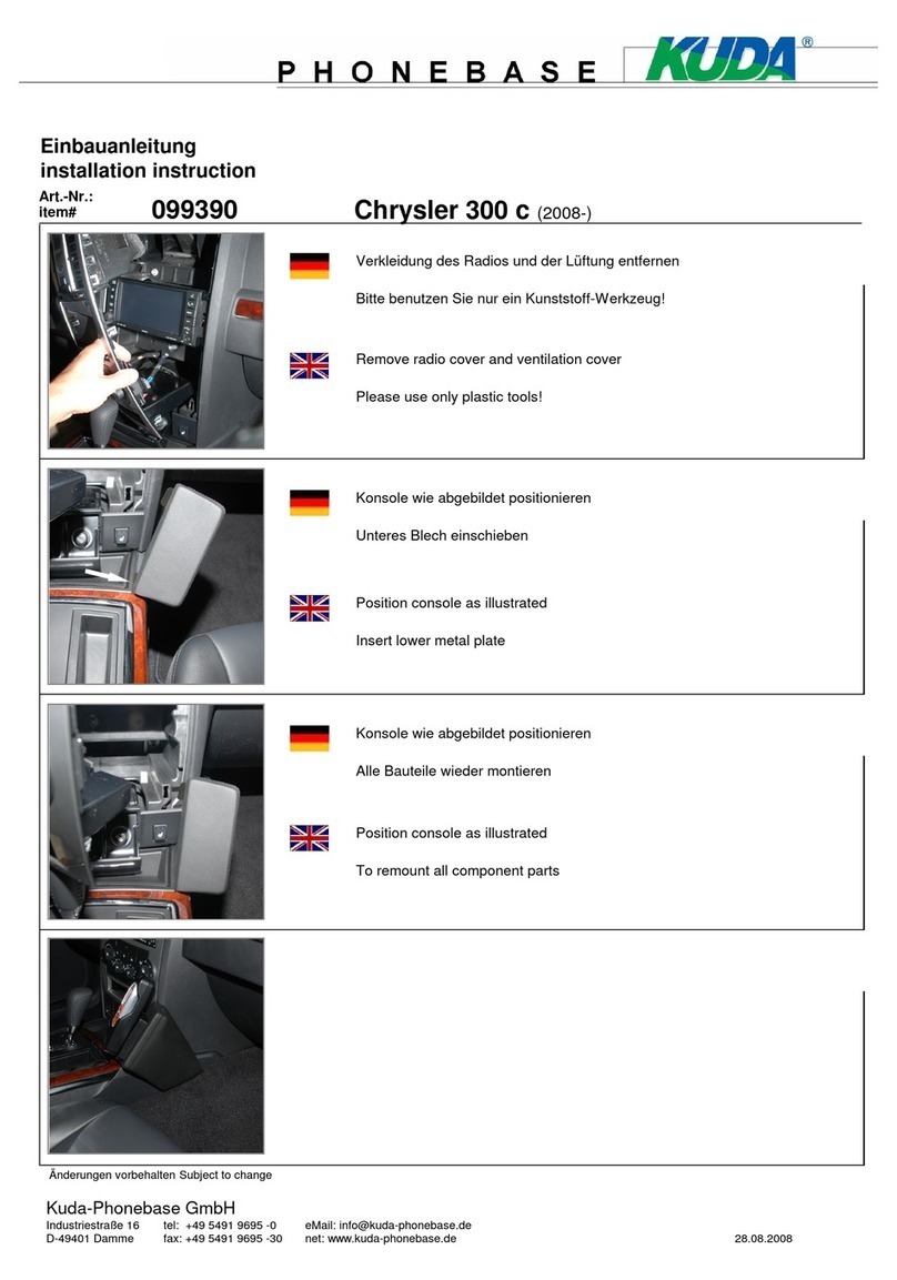 Kuda 099390 User manual