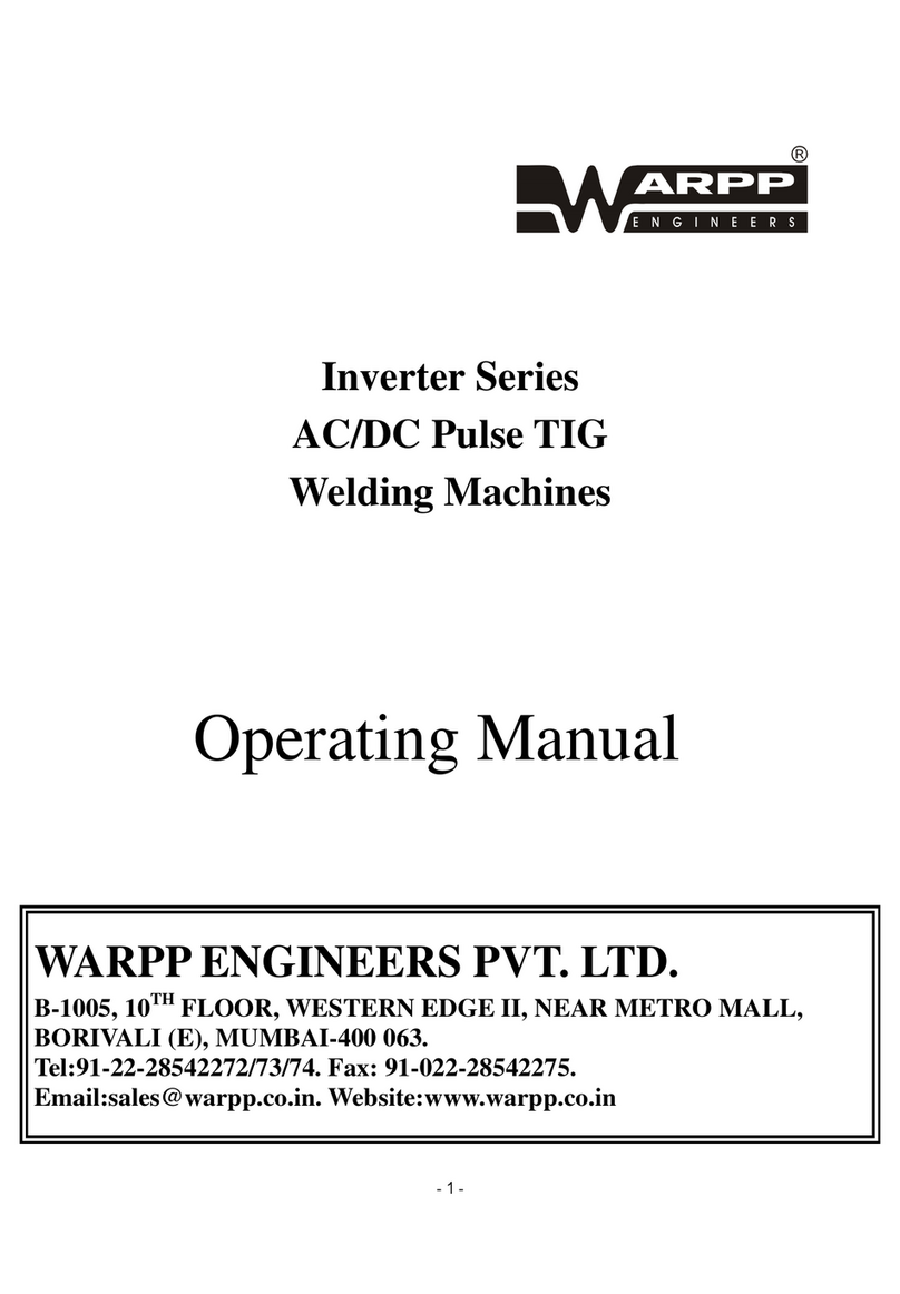 WARPP INTIG-315 AC/DC User manual