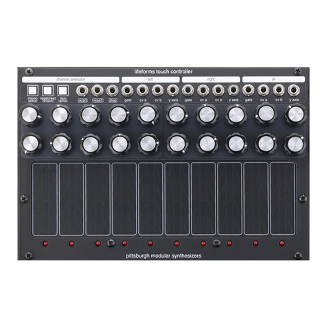Pittsburgh Modular Lifeforms Touch Controller manual