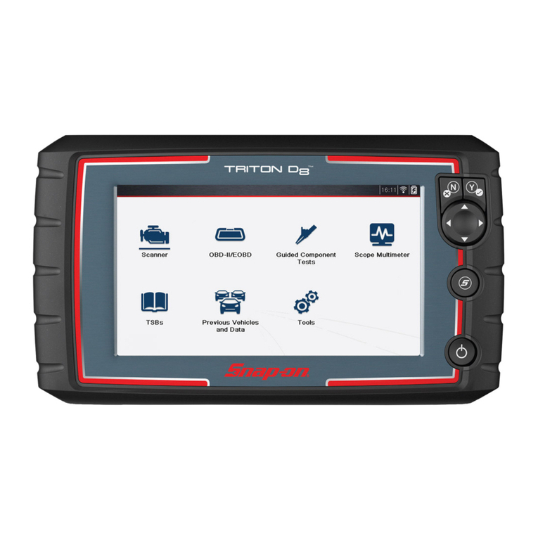 Snap-On Triton D8 user manual