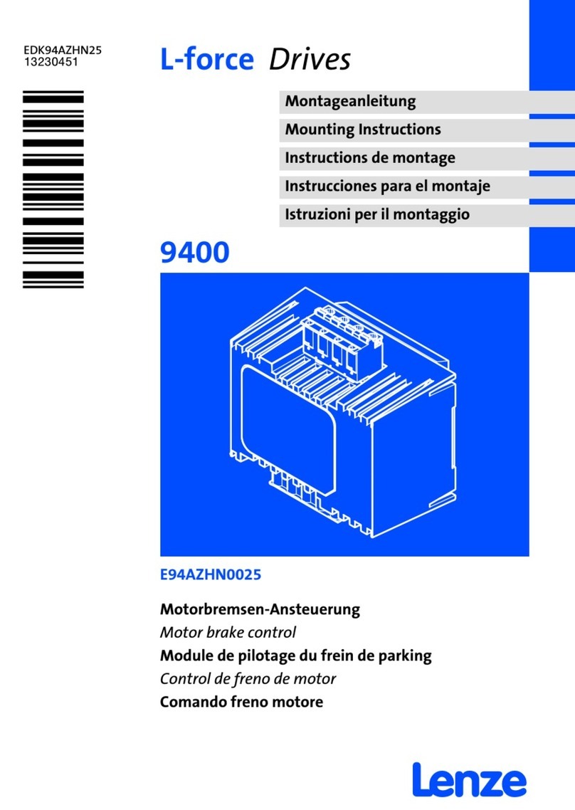 Lenze L-force 9400 Series User manual