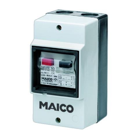 Maico MVE 10 Mounting instructions Maico MVE 10 Mounting instructions