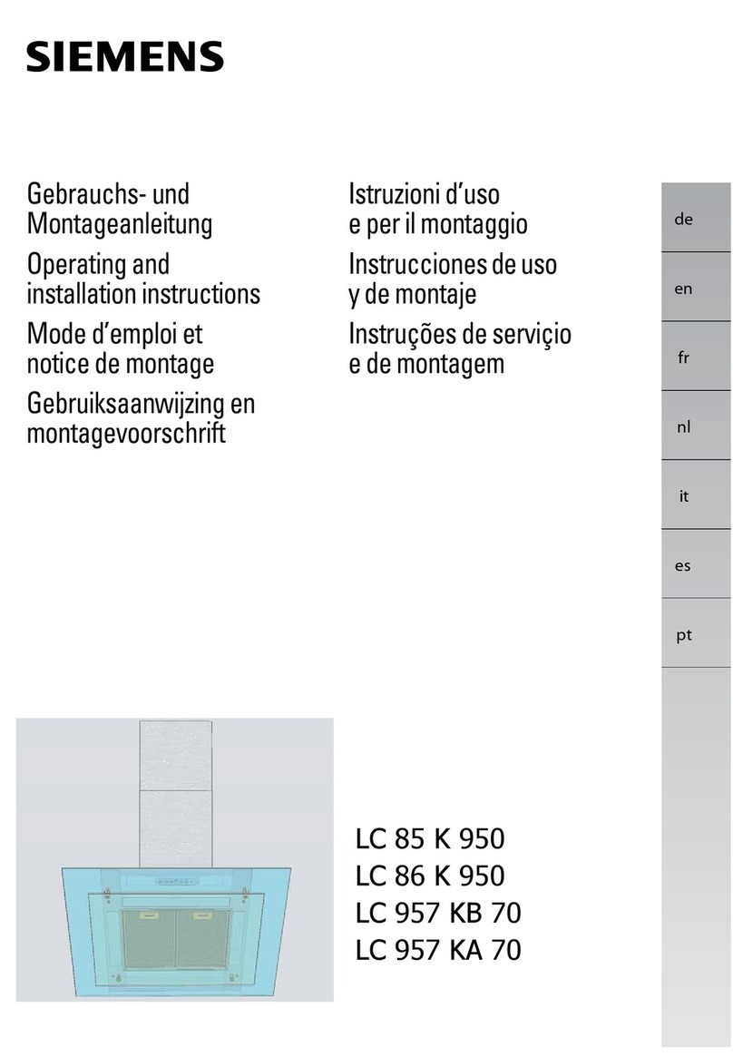 Siemens LC 85 K 950 User manual