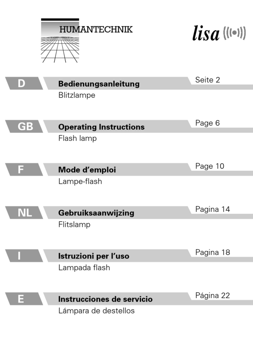 HumanTechnik Lisa A-2414-0 operating instructions