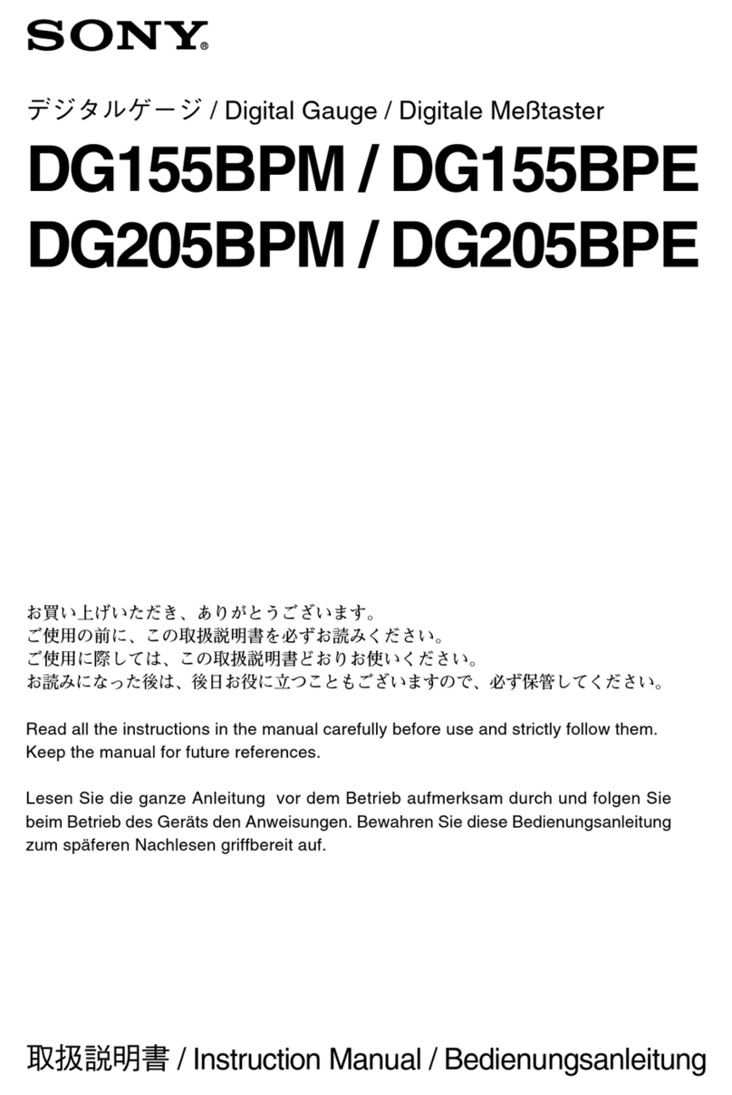 Sony DG155BPM User manual