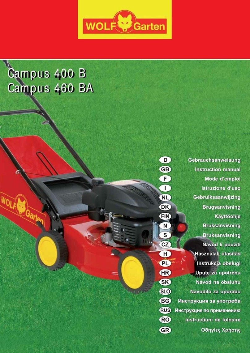 Wolf Garten Campus 400 B User manual