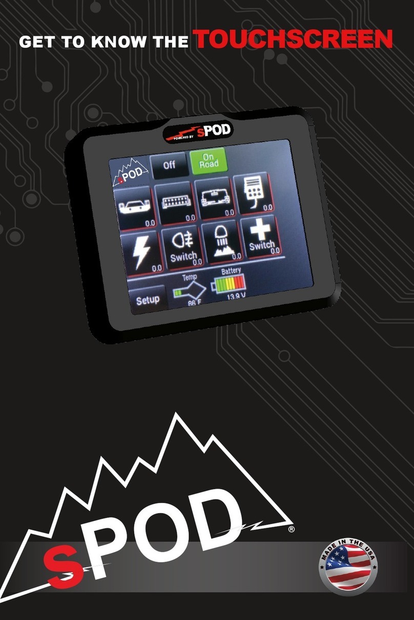 Spod TOUCHSCREEN Get to know