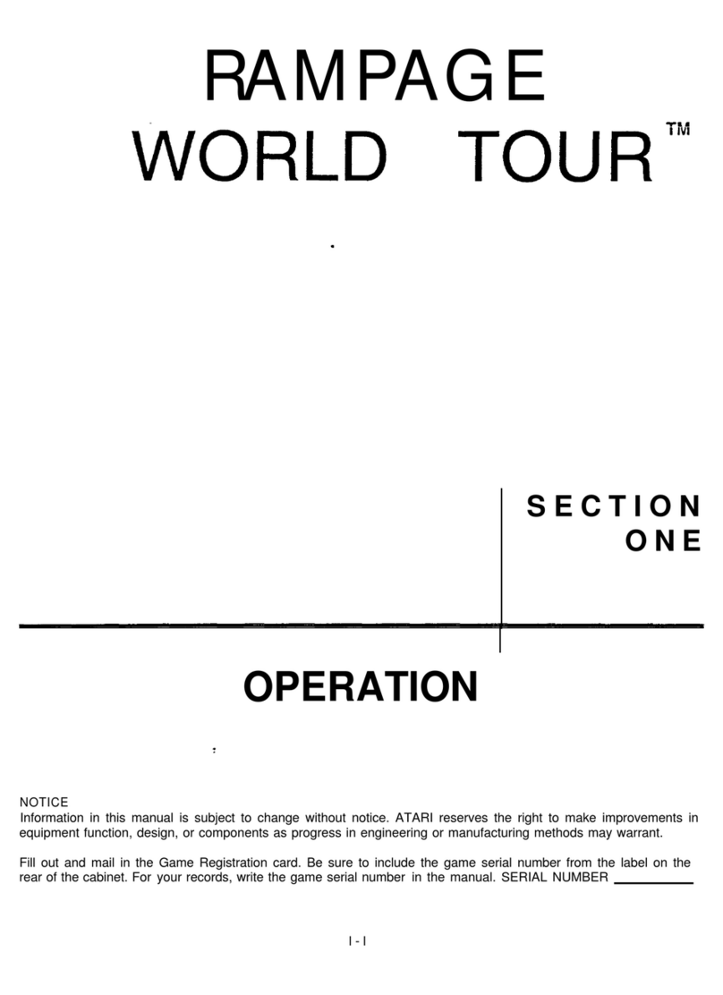 Atari RAMPAGE WORLD TOUR User manual Atari RAMPAGE WORLD TOUR User manual