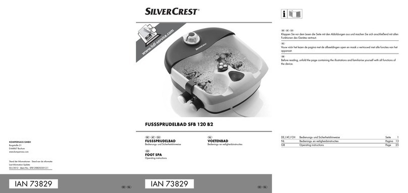 Silvercrest SFB 120 B2 operating instructions