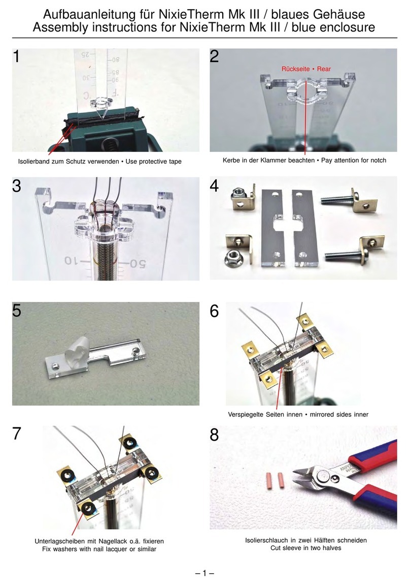 Mr. Nixie NixieTherm Mk III Assembly instructions