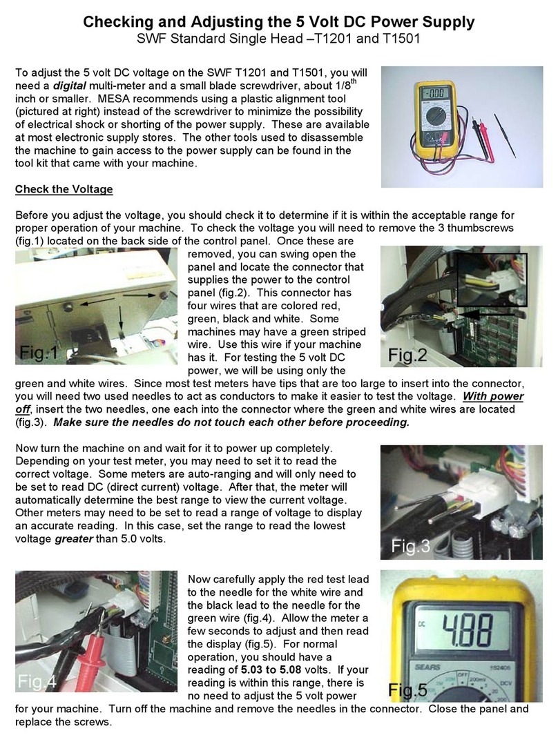 SWF T1201 Checking and Adjusting