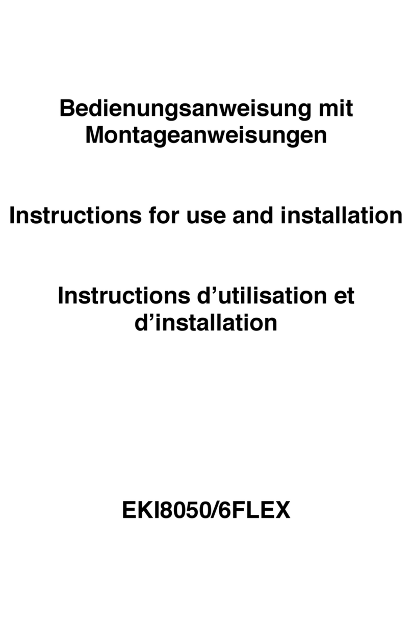 VonReiter EKI8050/6FLEX Instructions for use and installation