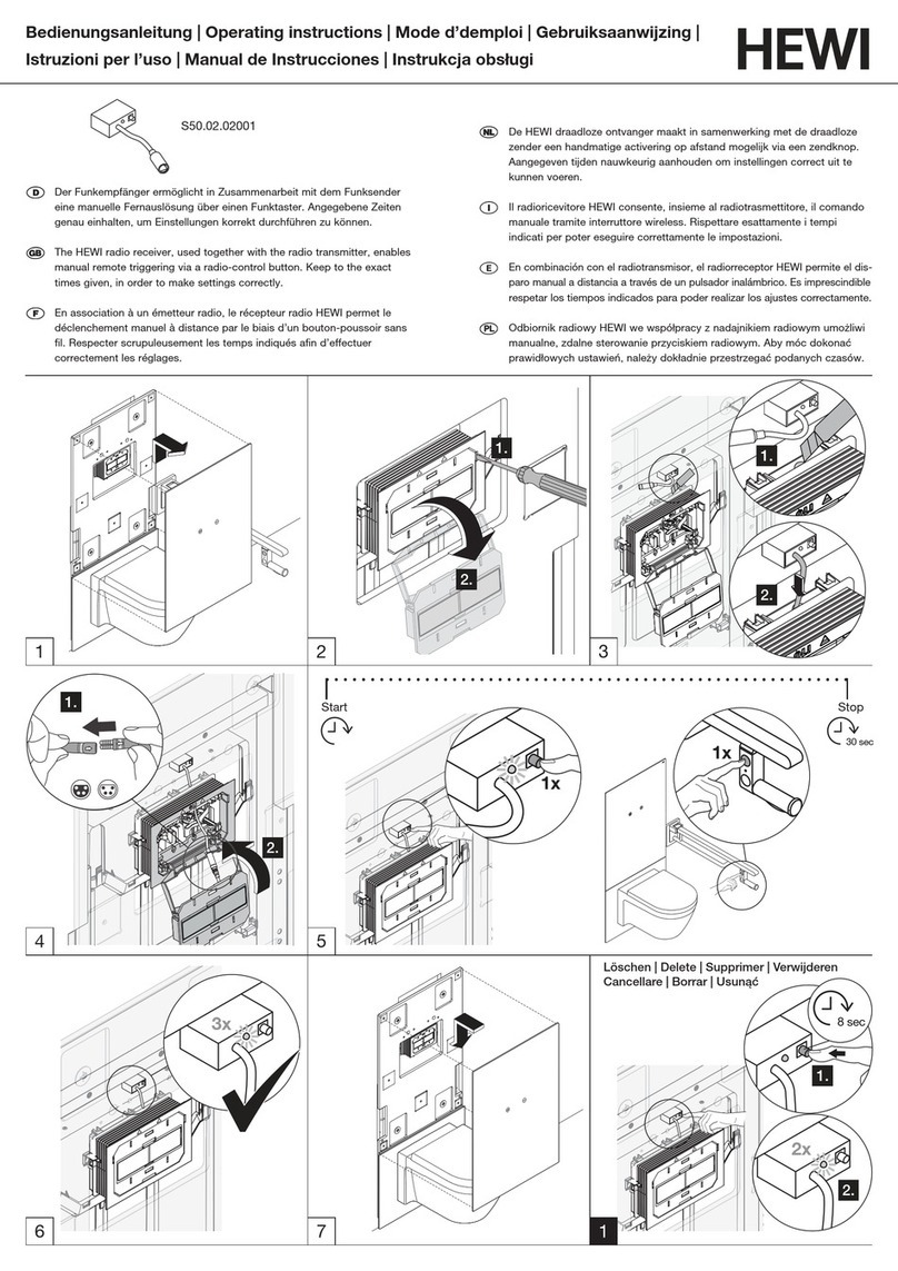Hewi S50.02.02001 operating instructions