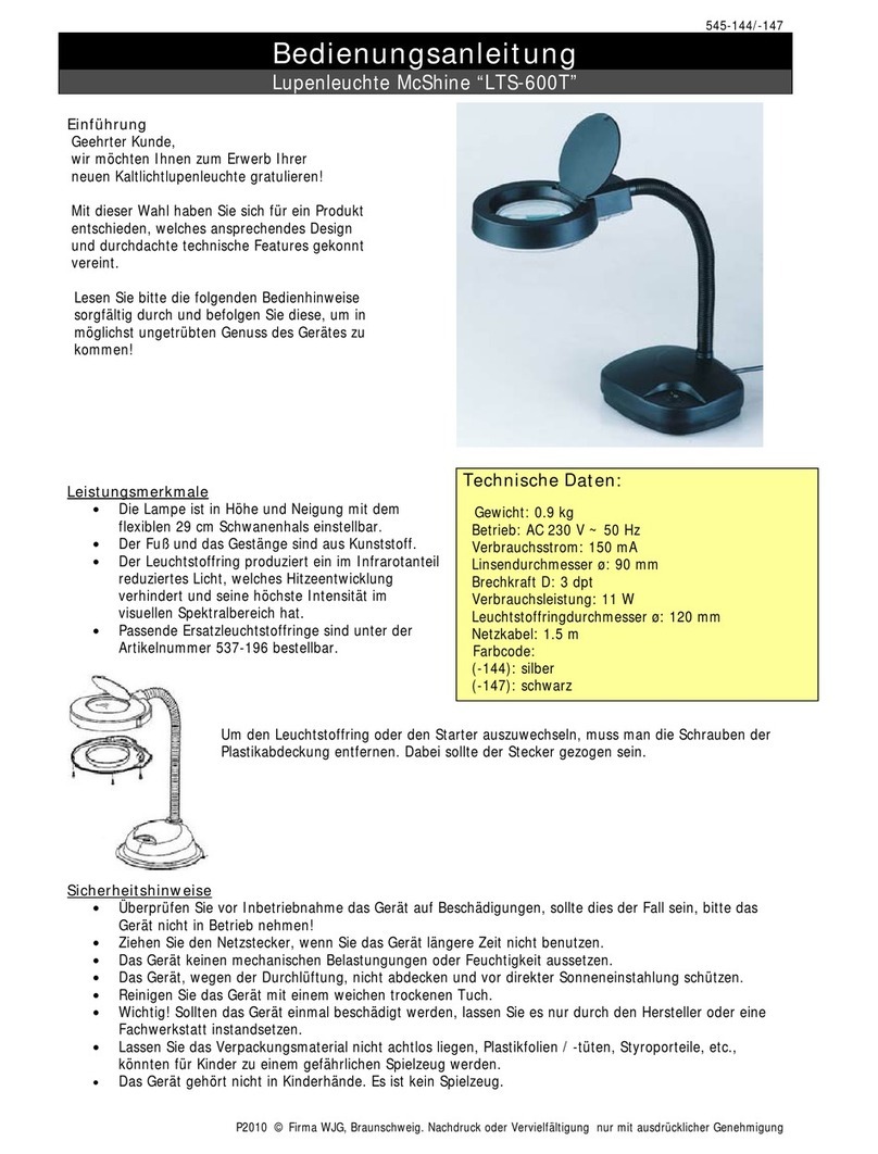 McShine LTS-600T User manual