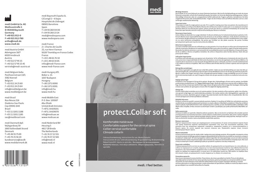 medi protect.Collar soft Instructions for use